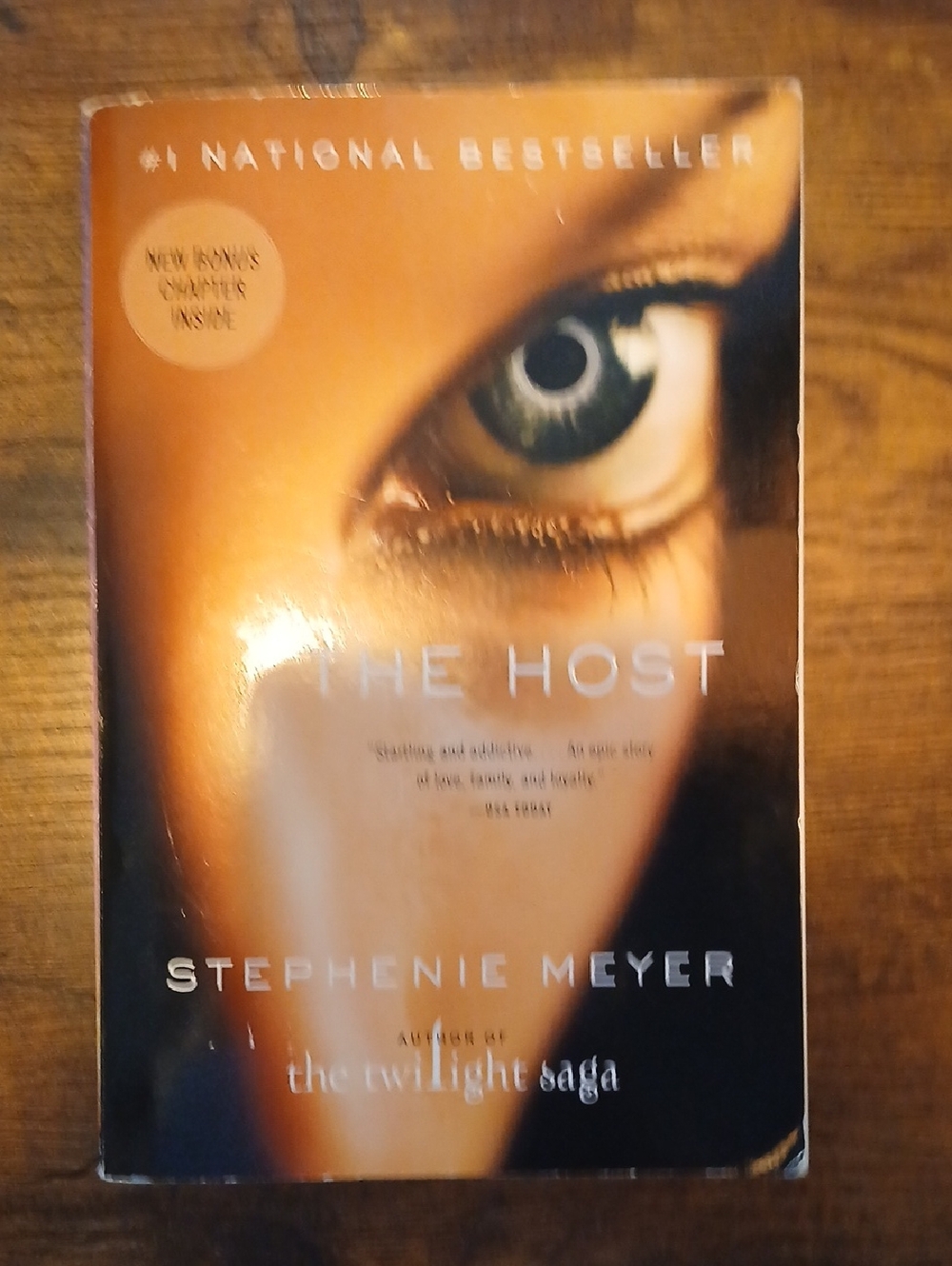 The Host by Stephenie Meyer - Gold & Black Paperback